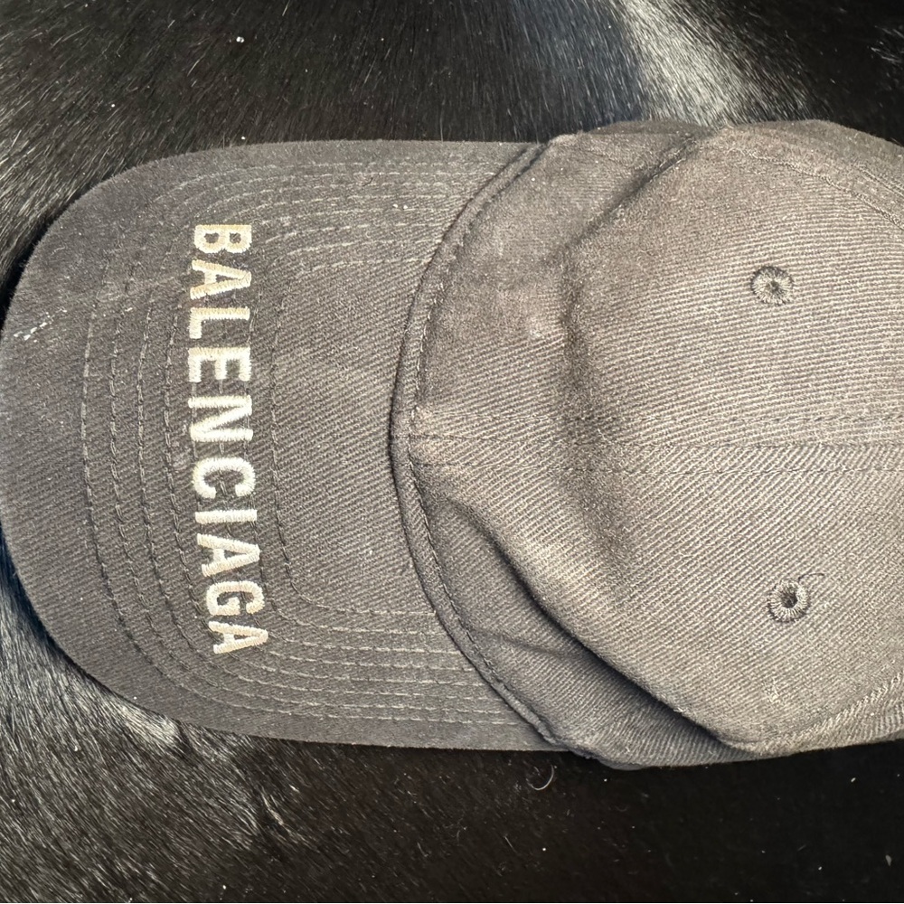 Balenciaga Charcoal Gray Cap